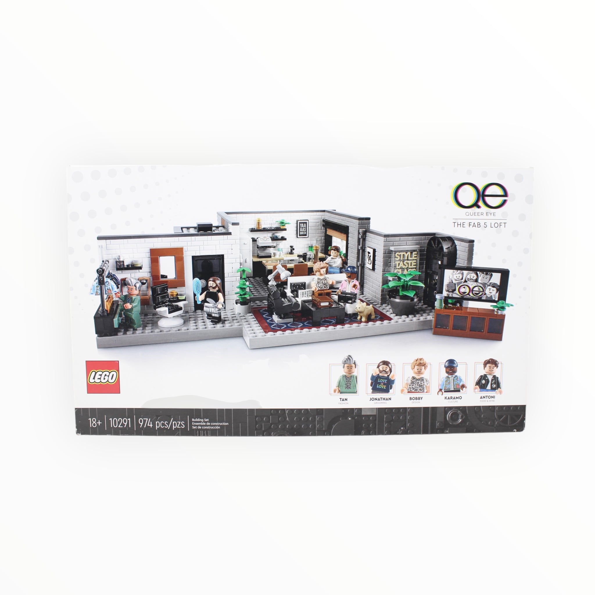 Only 45.00 usd for Retired Set 10291 Queer Eye - The Fab 5 Loft Online at  the Shop